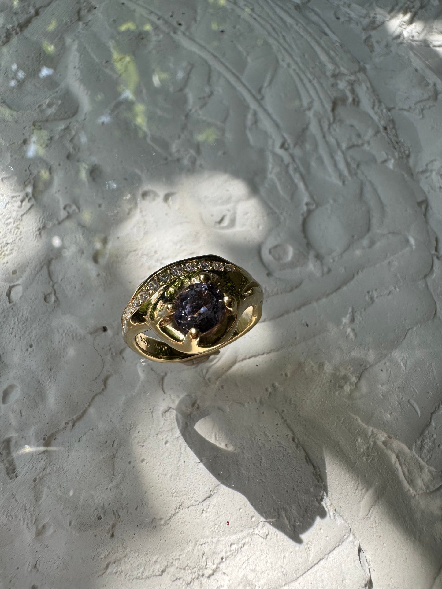 BLUE SPINEL & MOISSANITES