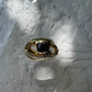 DARK GREY/BLUE SPINEL & MOISSANITES