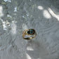 BLUE TOPAZ & MOISSANITES