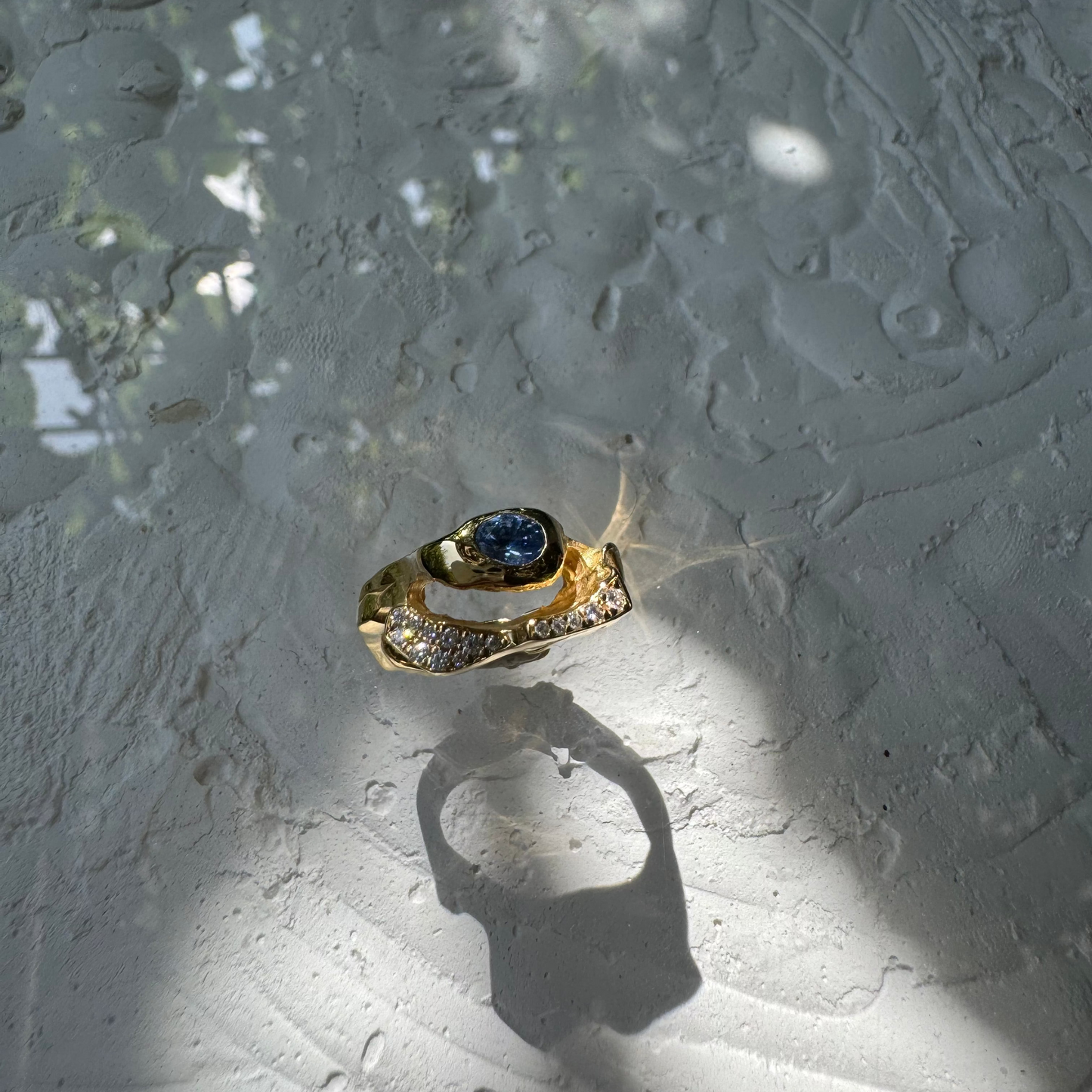 SAPPHIRE & MOISSANITES