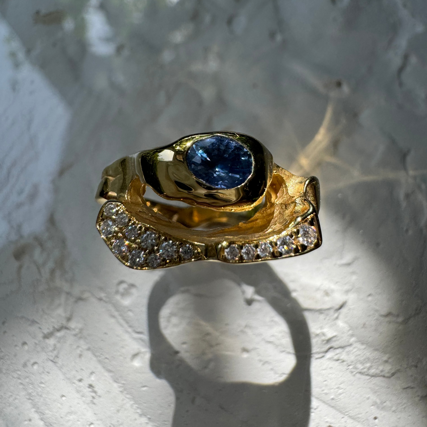 SAPPHIRE & MOISSANITES