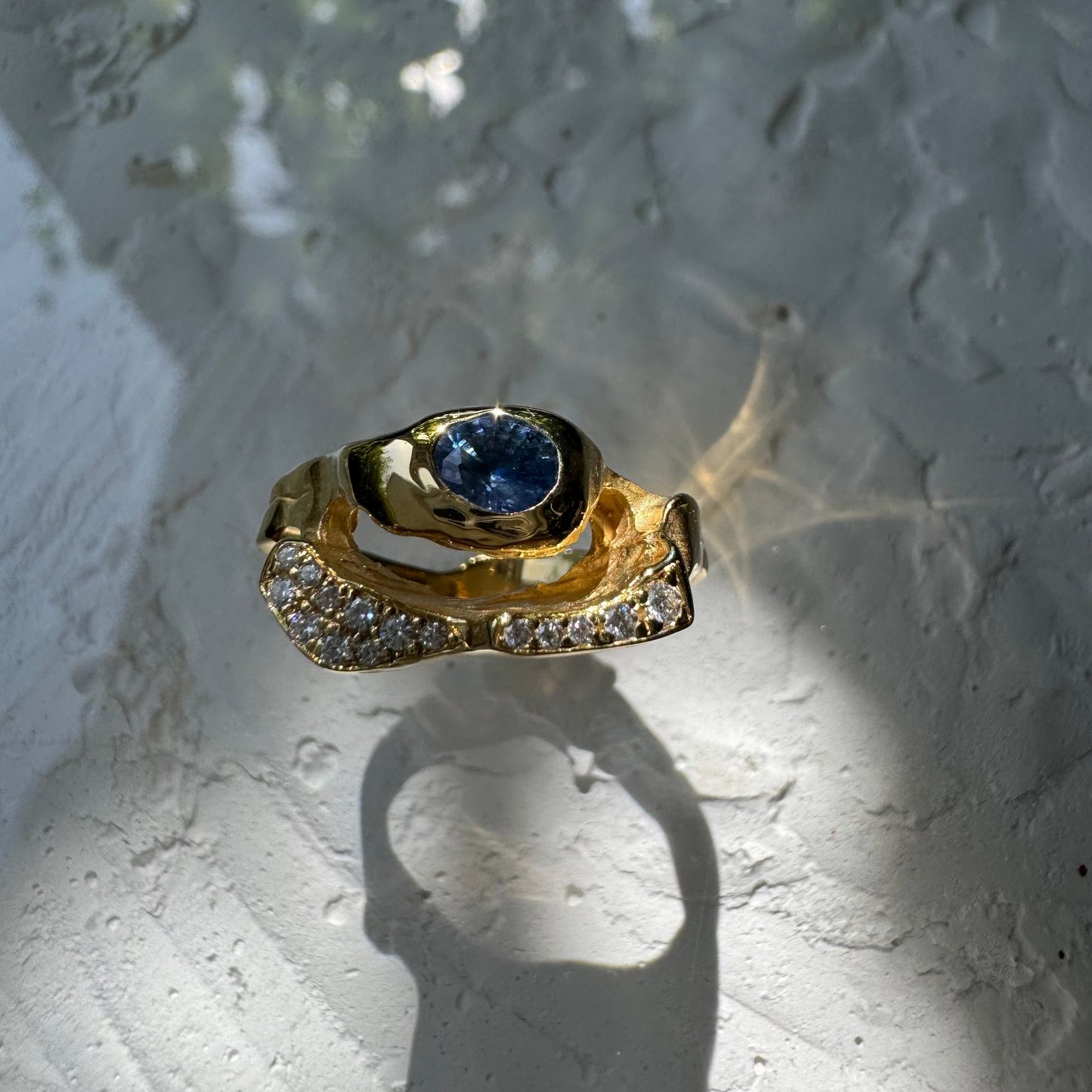 SAPPHIRE & MOISSANITES
