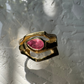 PINK PEAR TOURMALINE & MOISSANITES