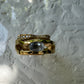 LIGHT BLUE SAPPHIRE & MOISSANITES