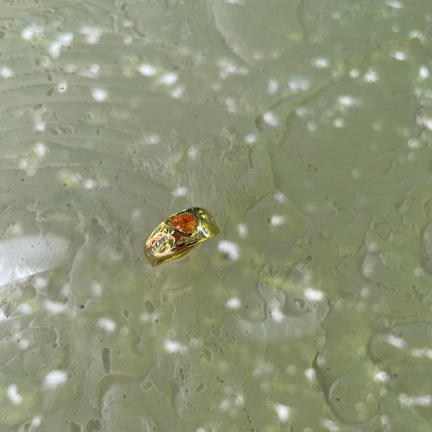 SPESSARTITE & MOISSANITES