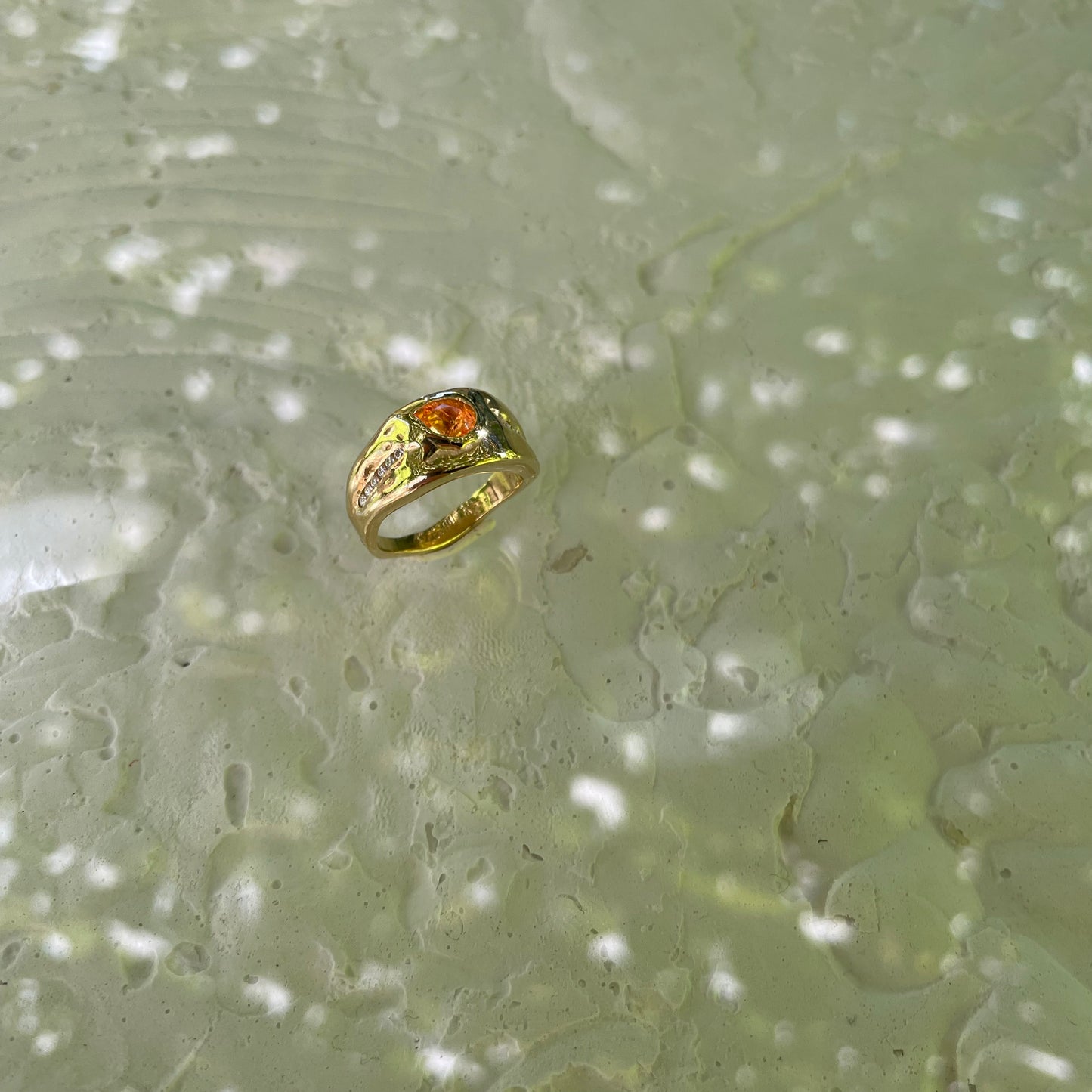 SPESSARTITE & MOISSANITES