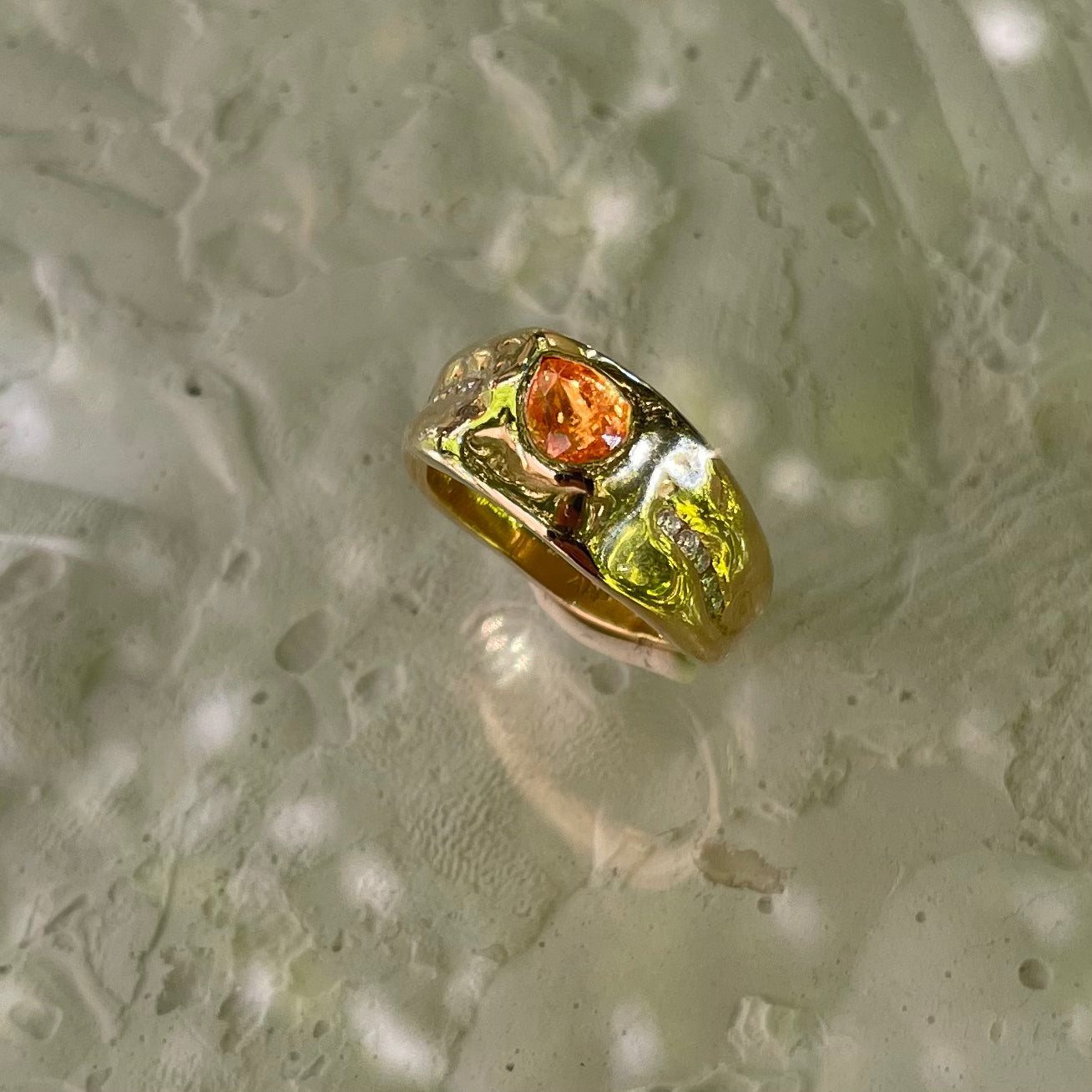 SPESSARTITE & MOISSANITES