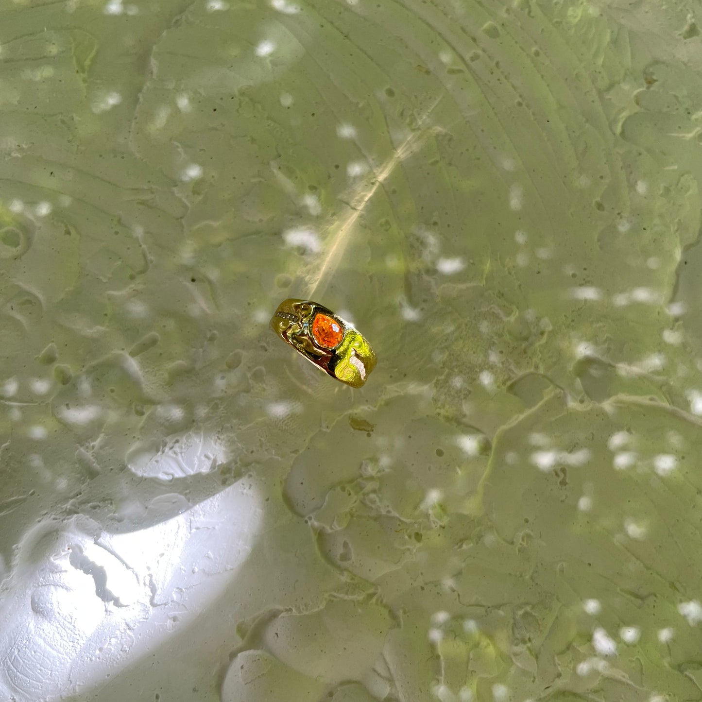 SPESSARTITE & MOISSANITES