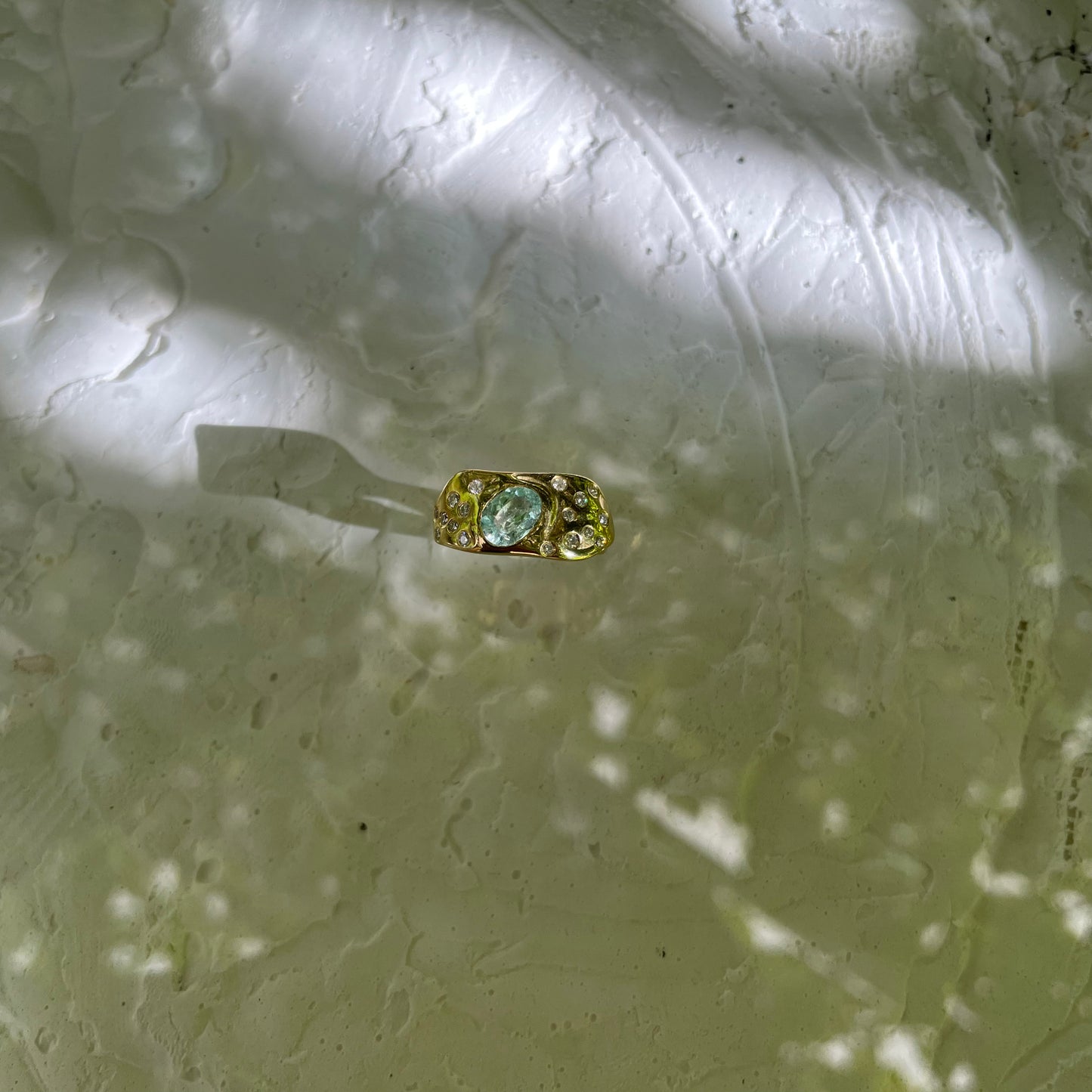 AQUAMARINE & MOISSANITES