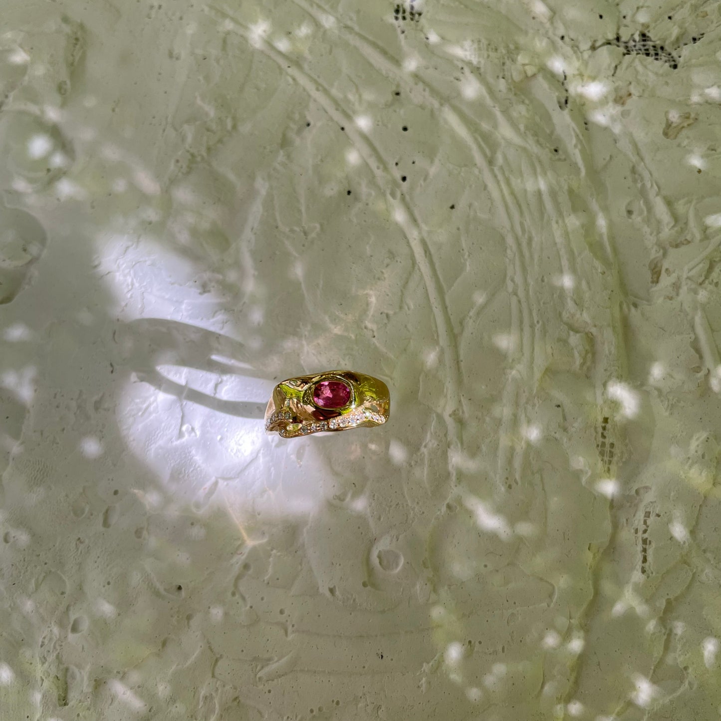 PINK TOURMALINE & MOISSANITES