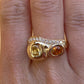 SAPPHIRE / SPESSARTITE / DIAMONDS