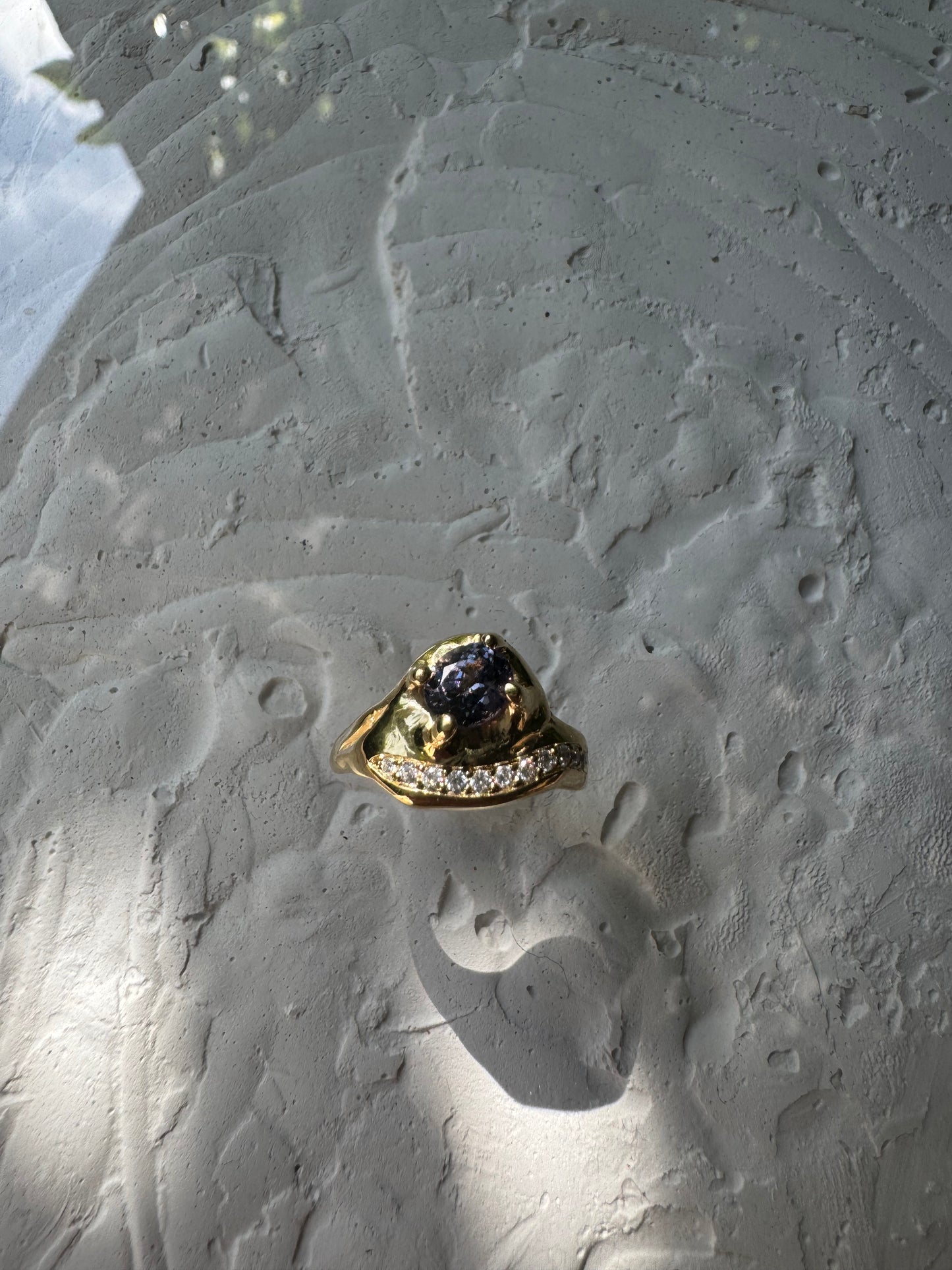 BLUE SPINEL & MOISSANITES