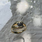 DARK GREY/BLUE SPINEL & MOISSANITES